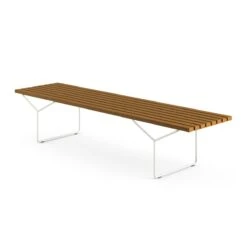 Bertoia Outdoor Teak Bench