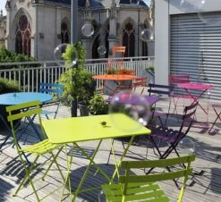 Bistro 71x71 Folding Table 8 Bistro 71x71 Folding Table -Outdoor Furniture bistro table fermob 1