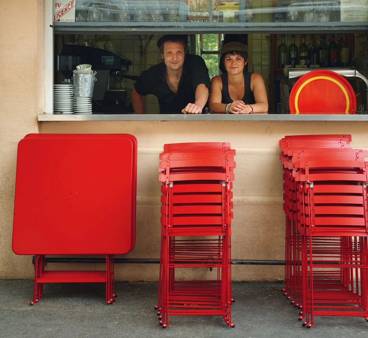 Bistro 71x71 Folding Table 4 Bistro 71x71 Folding Table - Image 2