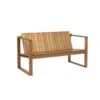 BK12 Lounge Seating For 2 Pers. -Outdoor Furniture bk12 bench 2 seater carl hansen
