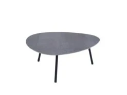 EMU Terramare Coffee Table - Medium / Black Legs / Top Basaltina