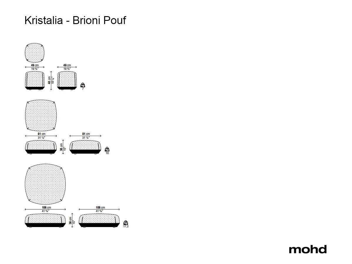 Brioni Pouf 12 Brioni Pouf - Image 10