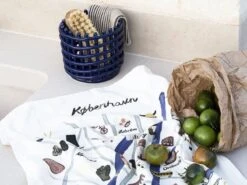 Ferm LIVING Ceramic Basket Small -Outdoor Furniture ceramic cesto