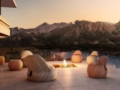 Dala Side Table - Stone/Glass Stone