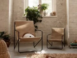 Ferm LIVING Desert Lounge Chair Black Frame 19 Ferm LIVING Desert Lounge Chair Black Frame -Outdoor Furniture desert lounge chair 2