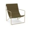 Ferm LIVING Desert Lounge Chair Cashmere Frame -Outdoor Furniture desert lounge chair desert lounge chair 1