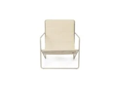 Ferm LIVING Desert Lounge Chair Cashmere Frame -Outdoor Furniture desert lounge chair ferm living cloud cashmere 1