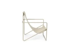 Ferm LIVING Desert Lounge Chair Cashmere Frame -Outdoor Furniture desert lounge chair ferm living cloud cashmere 2