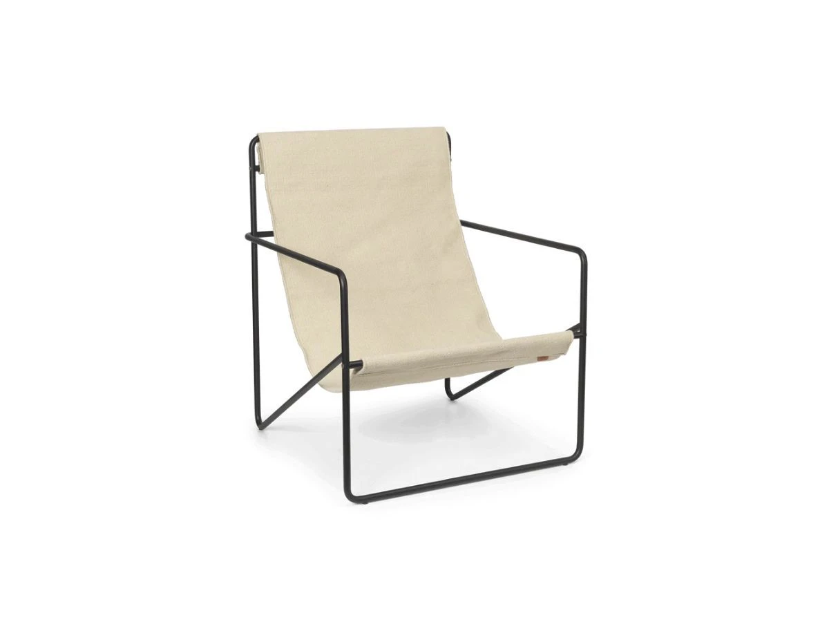 Ferm LIVING Desert Lounge Chair Black Frame 4 Ferm LIVING Desert Lounge Chair Black Frame - Image 2