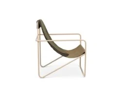 Ferm LIVING Desert Lounge Chair Cashmere Frame -Outdoor Furniture desert lounge chair ferm living dune cashmere 1