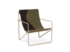 Ferm LIVING Desert Lounge Chair Cashmere Frame -Outdoor Furniture desert lounge chair ferm living dune cashmere 2