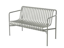 Hay Palissade Dining Bench With Armrest 8 Hay Palissade Dining Bench With Armrest -Outdoor Furniture dining bench grey