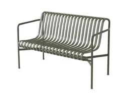 Hay Palissade Dining Bench With Armrest 9 Hay Palissade Dining Bench With Armrest -Outdoor Furniture dining bench olive