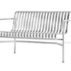 Hay Palissade Dining Bench With Armrest -Outdoor Furniture dining bench steel