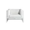 Dna Lounge Chair - White / Silvertex Ice -Outdoor Furniture dna armchair white silvertex ice gandia blasco