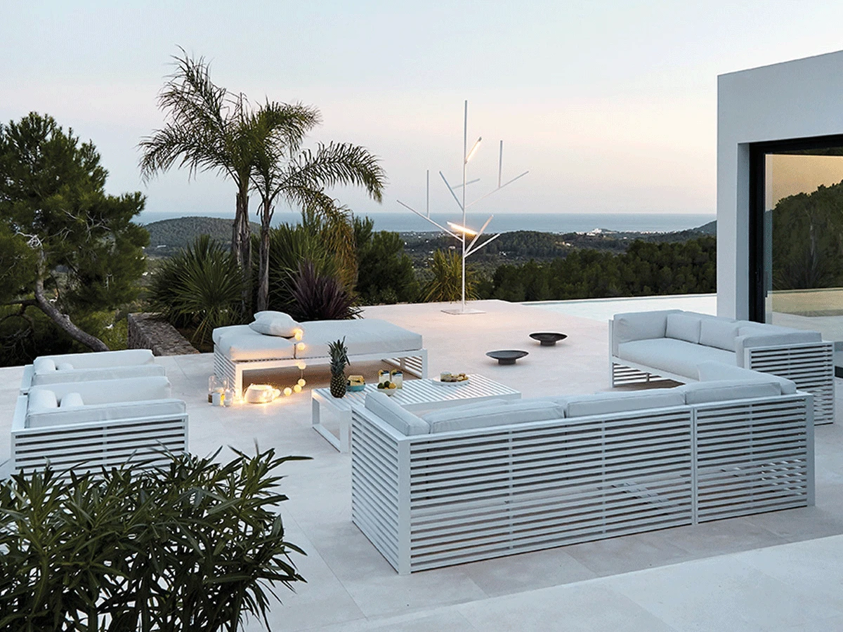 DNA 3 Seater Sofa - White / Silvertex Ice 5 DNA 3 Seater Sofa - White / Silvertex Ice - Image 3