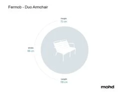 Luxembourg Duo Armchair -Outdoor Furniture duoarmchair1111 1
