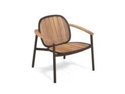 EMU Twins Lounge Chair Alu-Teak -Outdoor Furniture emutwins alu teak lounge chair 41