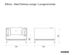 Baia Lounge Armchair 11 Baia Lounge Armchair -Outdoor Furniture ethimo baia lounge armchair