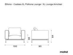 Costiera XL Lounge Armchair 15 Costiera XL Lounge Armchair -Outdoor Furniture ethimo costiera armchair 7