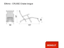 Cruise Chaise Longue -Outdoor Furniture ethimo cruise 5