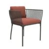 Venexia Dining Armchair 1 Venexia Dining Armchair -Outdoor Furniture ethimo venexia grey orange