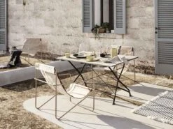 Ferm LIVING Desert Lounge Chair Cashmere Frame -Outdoor Furniture ferm living desert 1 1