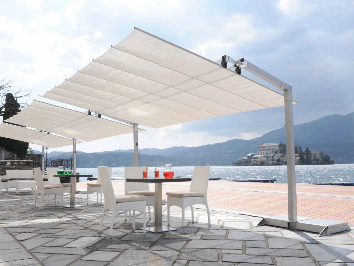 Flexy Sliding Awning - Gris Platine Micro-Mesh Fabric 4 Flexy Sliding Awning - Gris Platine Micro-Mesh Fabric - Image 2