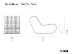 Buit Club Chair -Outdoor Furniture gandiablasco buit club chair