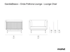 Onde Lounge Chair -Outdoor Furniture gandiablasco onda poltrona lounge lounge chair