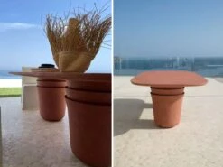 Kasane 33 Outdoor Table 18 Kasane 33 Outdoor Table -Outdoor Furniture gervasoni kasane terracotta 6