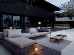 Grid Coffee Table - L. 150 Cm - Java/Emperor Marble