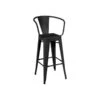 Ha Bar Stool Outdoor H. 80 -Outdoor Furniture hastoolh80tolixnoir