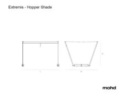 Hopper Shade -Outdoor Furniture hopper shade4442