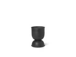 Ferm LIVING Hourglass Pot - Black 23 Ferm LIVING Hourglass Pot - Black -Outdoor Furniture hourglass pot xs black ferm living 1