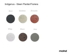 Steen Planter – Medium -Outdoor Furniture indigenus steen campioni 1