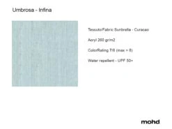 Infina Square Umbrella 300x300 Dusk - Curacao -Outdoor Furniture infina umbrella dusk curacao texture sunbrella umbrosa