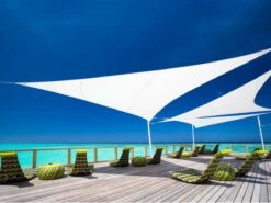 Ingenua Triangle Shade Sail - Wall Mounting