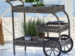 James Exterior Trolley -Outdoor Furniture jamestrolleygreysikadesignamb