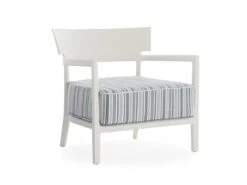 Kartell Cara Mat Outdoor Armchair -Outdoor Furniture kartell cara mat outdoor bianco righe verdi2