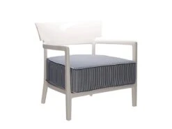 Kartell Cara Outdoor Armchair -Outdoor Furniture kartell cara outdoor avorio blue2