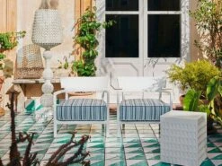 Kartell Cara Outdoor Armchair -Outdoor Furniture kartell cara outdoor avorio blue3