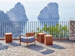 Kartell Cara Outdoor Armchair -Outdoor Furniture kartell cara outdoor blu arancione3