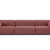 Kartell Plastics Outdoor 3 Seater Sofa -Outdoor Furniture kartell plastics outdoor 3s bordeaux