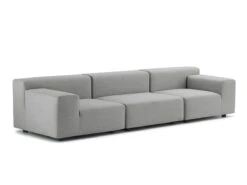 Kartell Plastics Outdoor 3 Seater Sofa -Outdoor Furniture kartell plastics outdoor 3s grey2