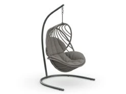 Kida Hanging Lounge Chair With Base -Outdoor Furniture kida 8 hanging lounge chair dedon