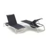 L3 Stackable Sun Lounger -Outdoor Furniture l3 lettino con tavolino coro