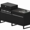 Làres Gres Outdoor Kitchen - 2 Modules With Barbecue And Hob -Outdoor Furniture lares gres fkc007 fogher 1