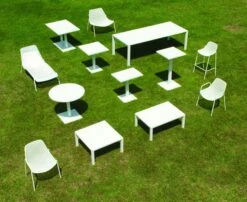 EMU Round Sunbed -Outdoor Furniture lettino round 1