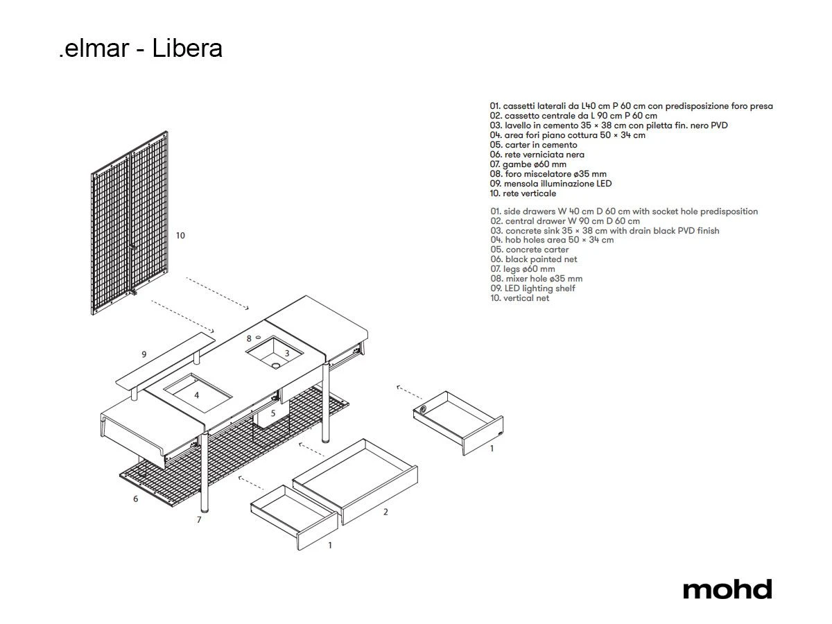 Libera Vertical Net Outdoor Kitchen 18 Libera Vertical Net Outdoor Kitchen - Image 16